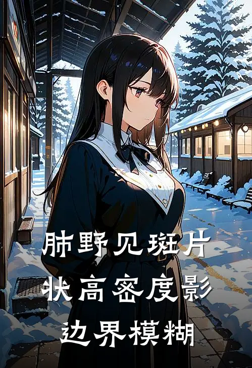 肺野见斑片状高密度影边界模糊