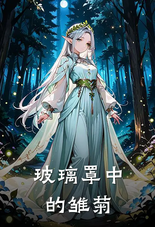 玻璃罩中的雏菊